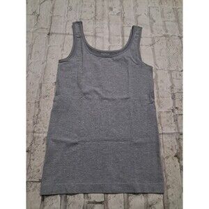 Under Where Women's Large Shapewear Tank Top Heathered Light Gray